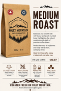 Folly Mountain Coffee Roasters - Medium Roast