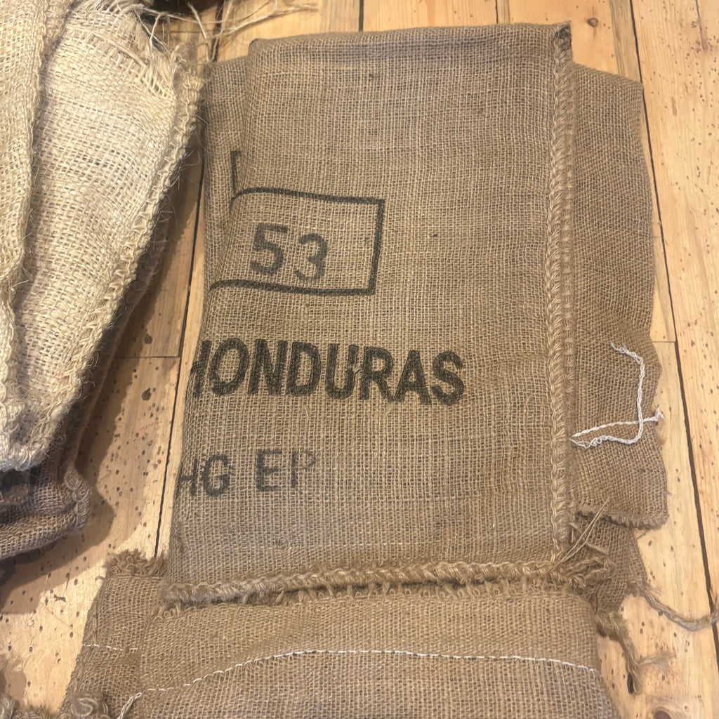 Used Burlap Coffee Bean Bag