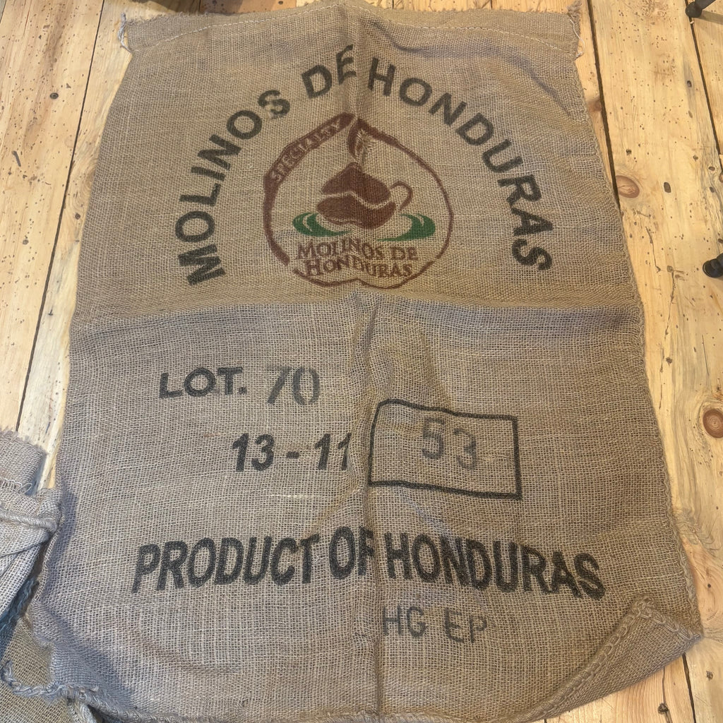 Used Burlap Coffee Bean Bag